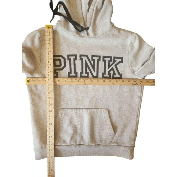 PINK Victoria's Secret Gray Hoodie Size Small - Picture 4 of 4